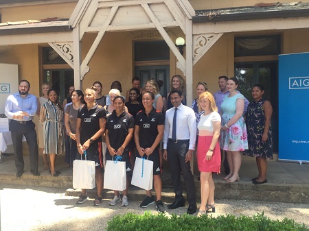 Top athletes share insight at AIG event